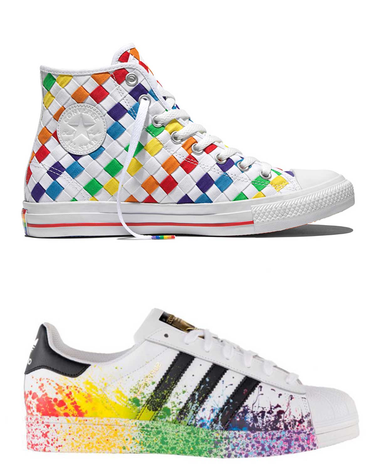 Adidas arc en ciel superstar hotsell