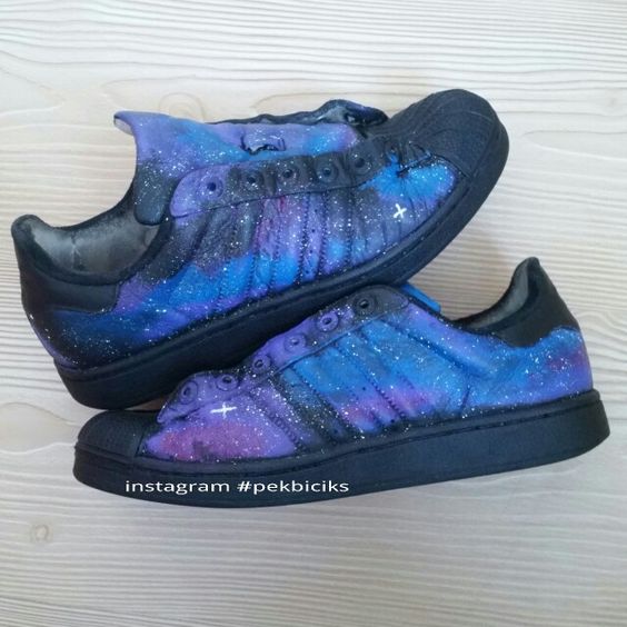 adidas superstar galaxy stripes